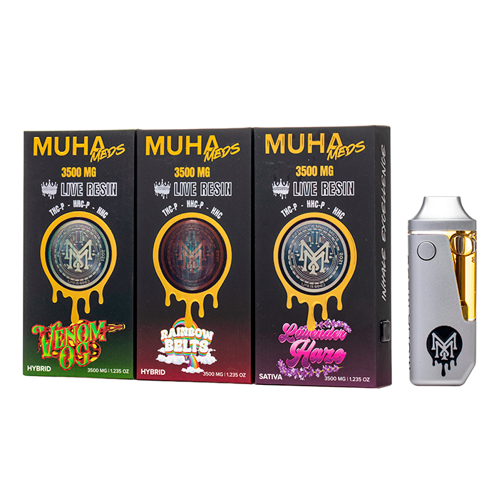 Muha Meds Live Resin Disposable 3.5G  V Hatch Services