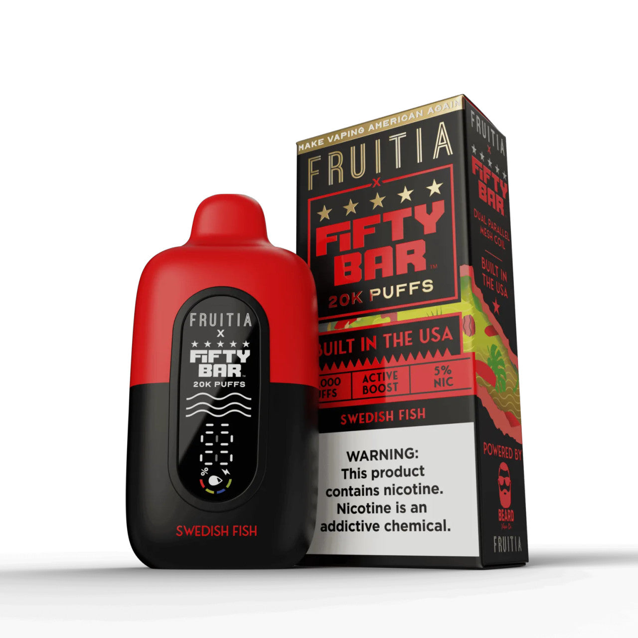 Fruitia X Fifty Bar 20K