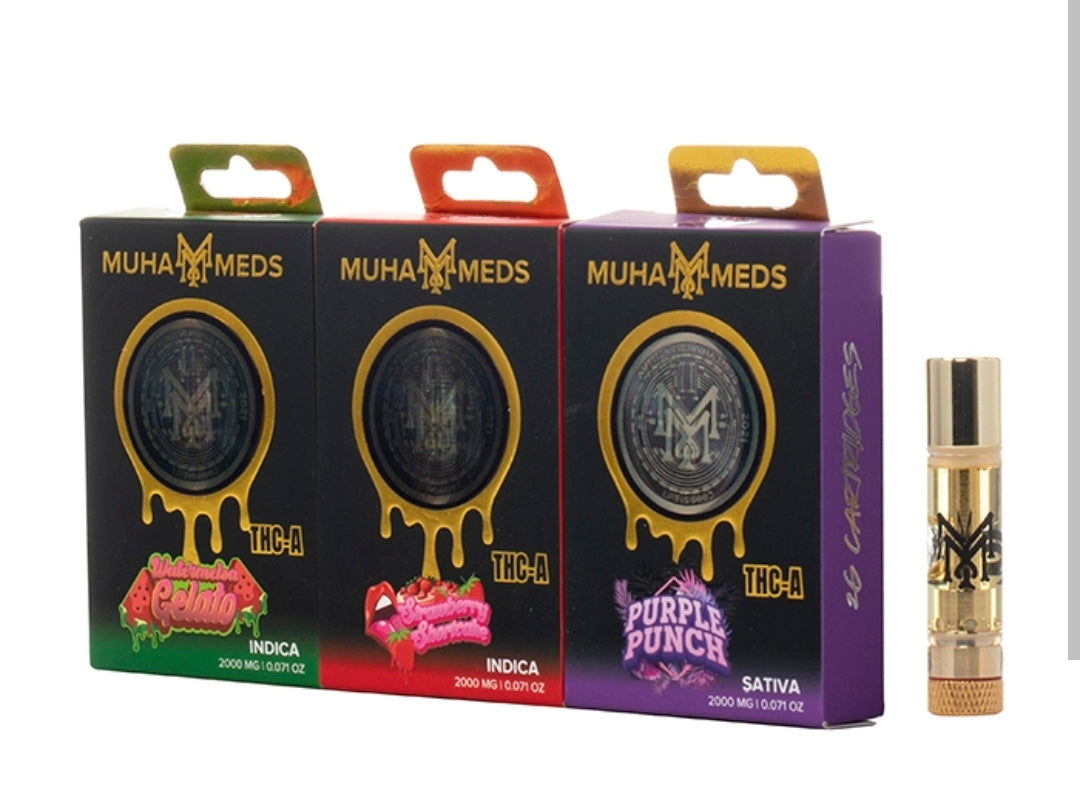 Muha Meds THCa Vape Cartridge 2 Grams