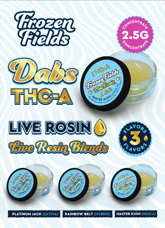 Frozen Field - THC-A Concentrates Live Resin (Dabs)