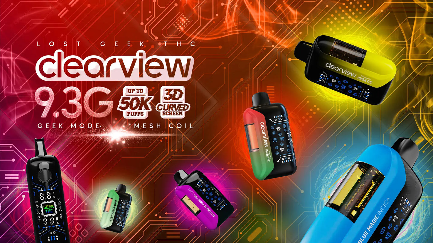 Lost Geek THC - 9300mg Clearview Disposable