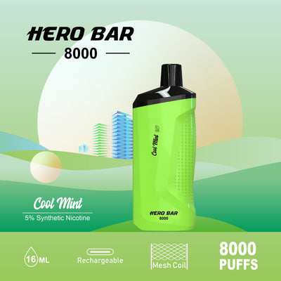 HERO Bar Rechargeable 8000 Puffs