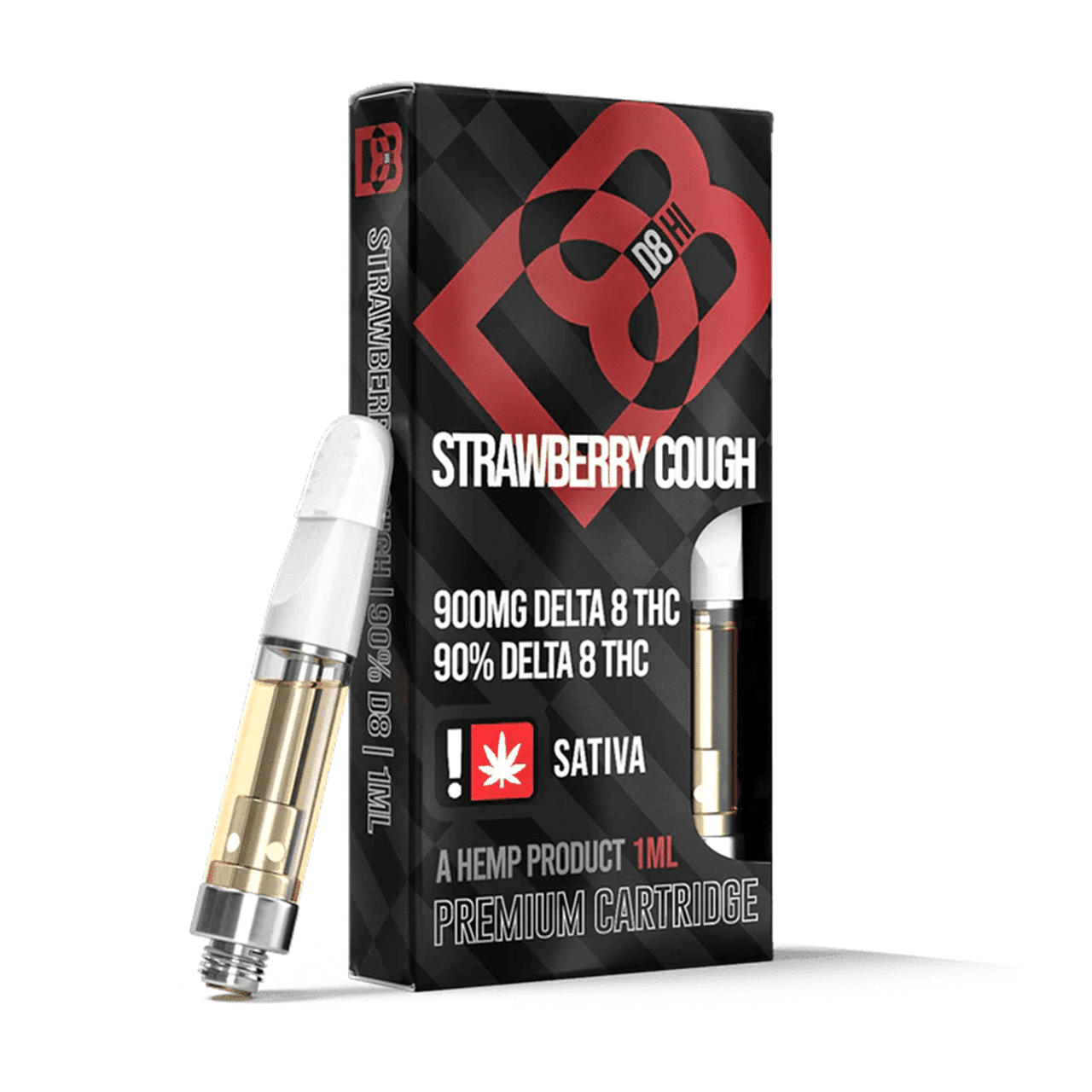 D8-HI - Delta 8 Vape Cartridges - 1 gram