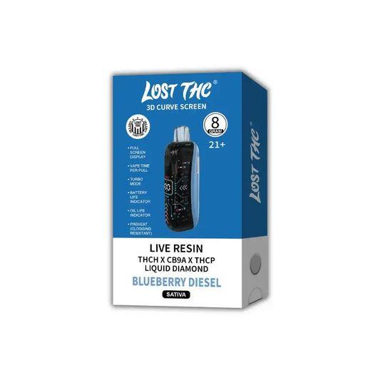 Lost THC 8 Gram Disposable (Exotic THCA Blend)