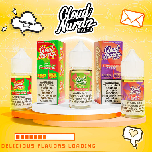 Cloud Nurdz TFN Salt Premium E-Liquid 30ml