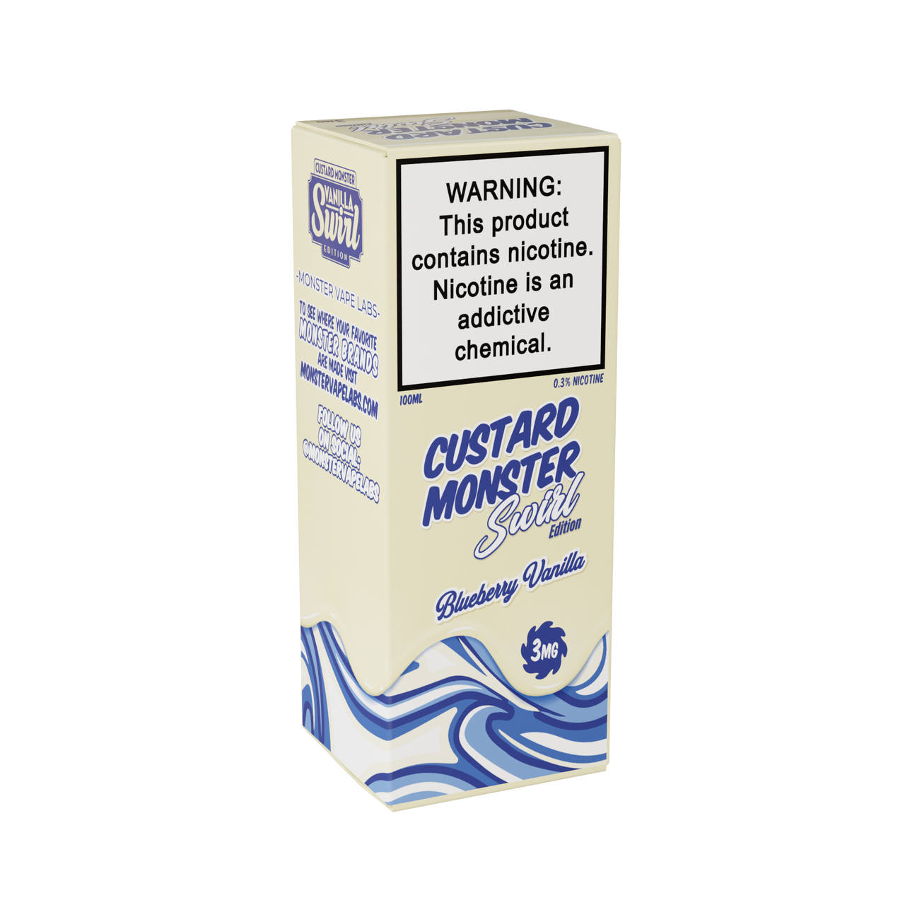 Custard Monster Swirl Premium E-Liquid 100ml