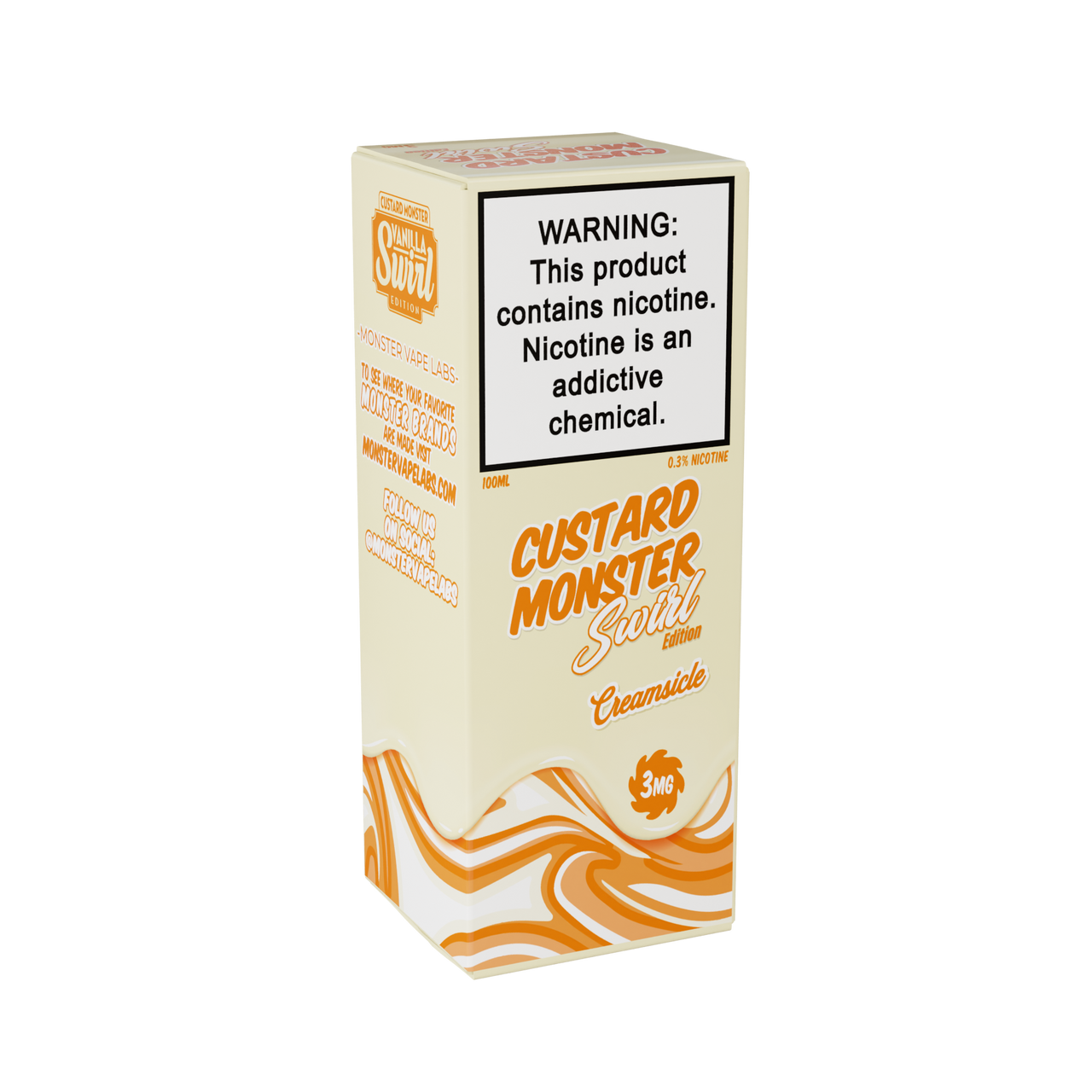 Custard Monster Swirl Premium E-Liquid 100ml