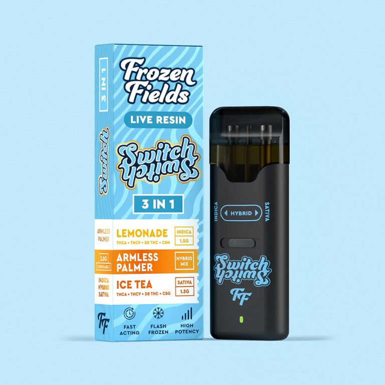 Frozen Field THCA -THCP-D8 THC Switch 3-in-1 Disposable Vape (3g)
