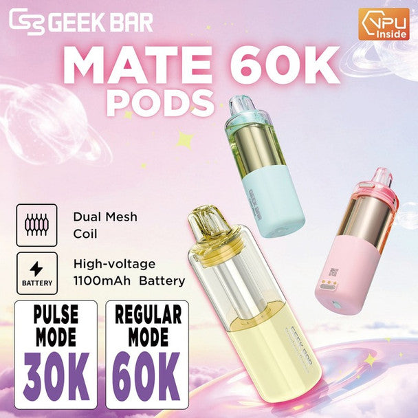 Geek Bar MATE 60K POD (Foger Compatible)