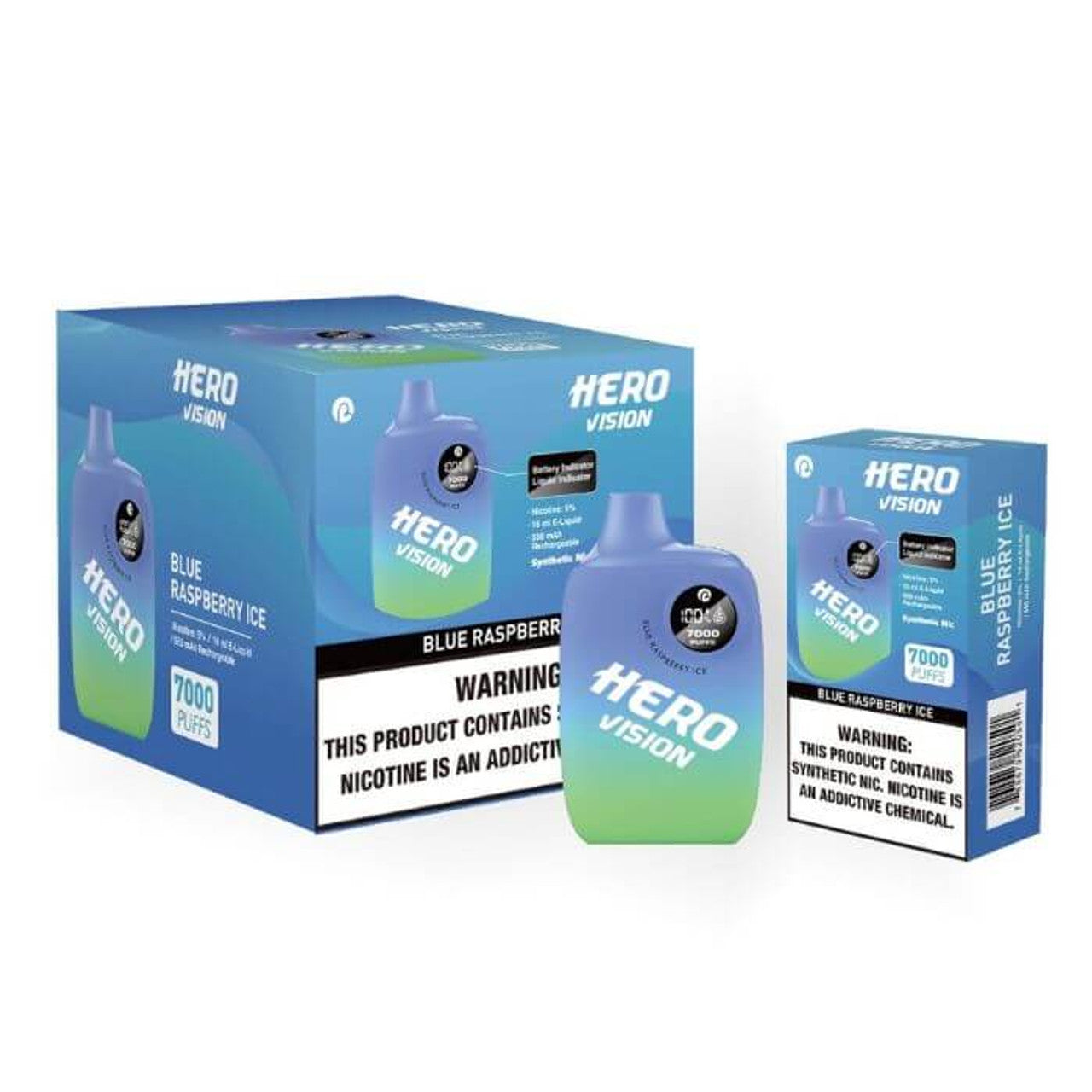 HERO VISION DISPOSABLE VAPE 7000 PUFFS