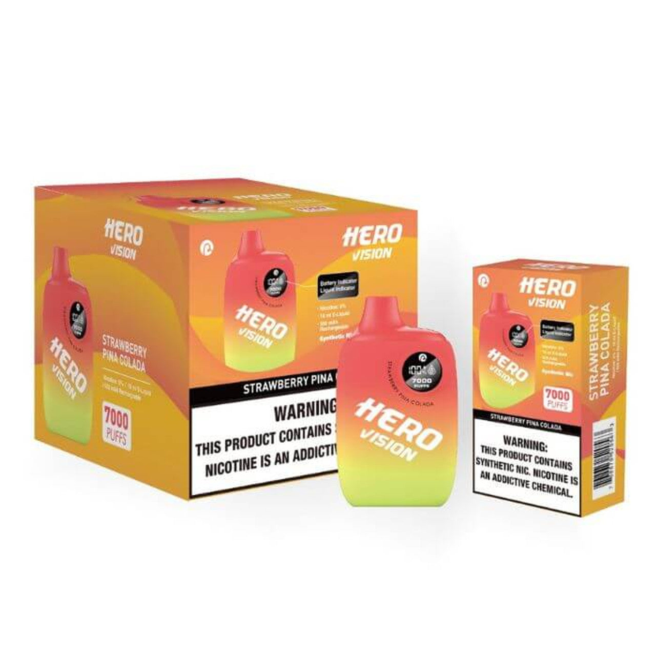 HERO VISION DISPOSABLE VAPE 7000 PUFFS