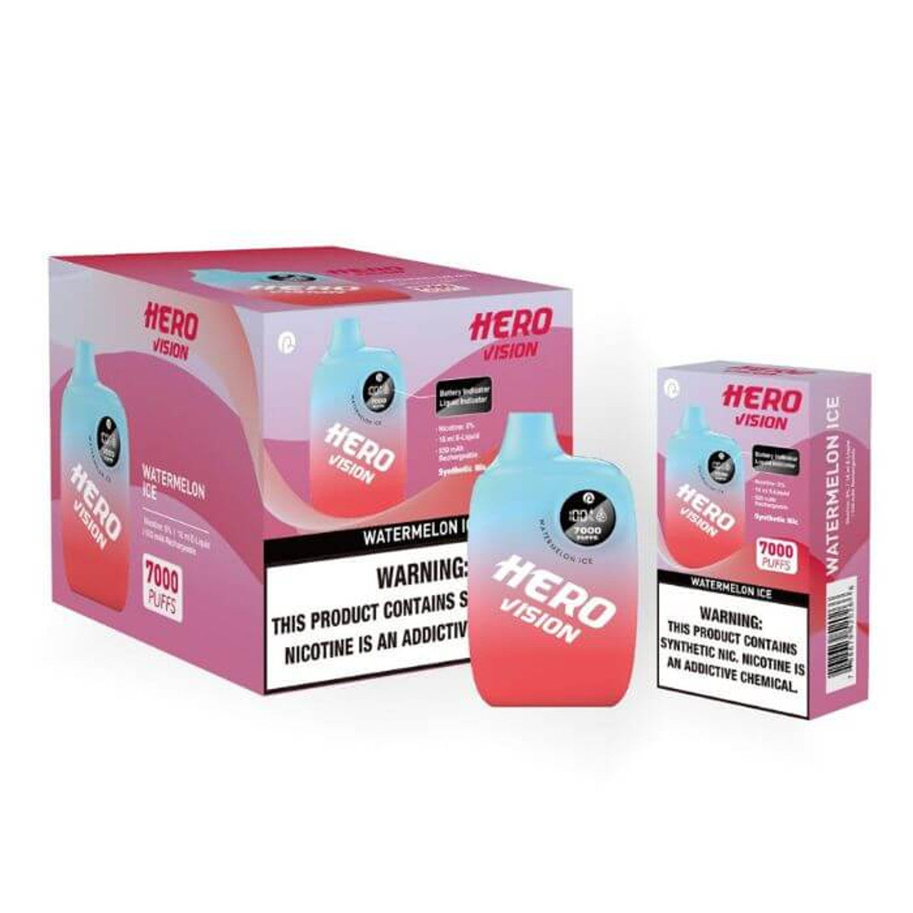 HERO VISION DISPOSABLE VAPE 7000 PUFFS