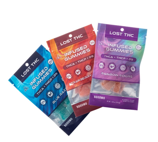 Lost THC Infused Gummies THCa | THCP | D9 5000mg