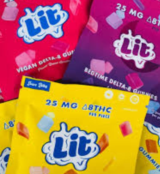 Lit It Delta 8 Gummies | 10 Count 25mg D8 per Gummy