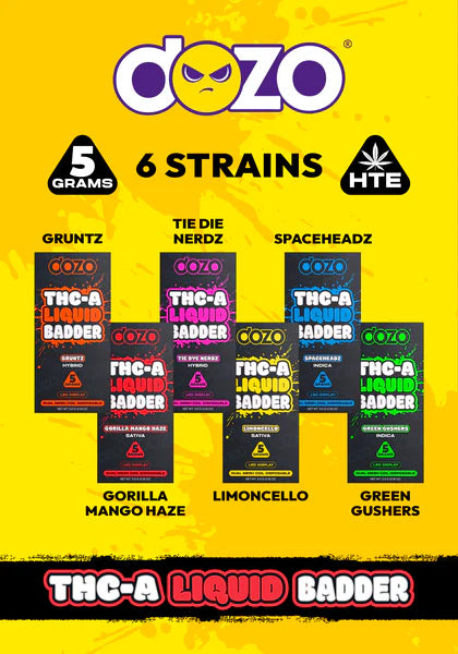 Dozo THC-A Liquid Badder Disposable 5g
