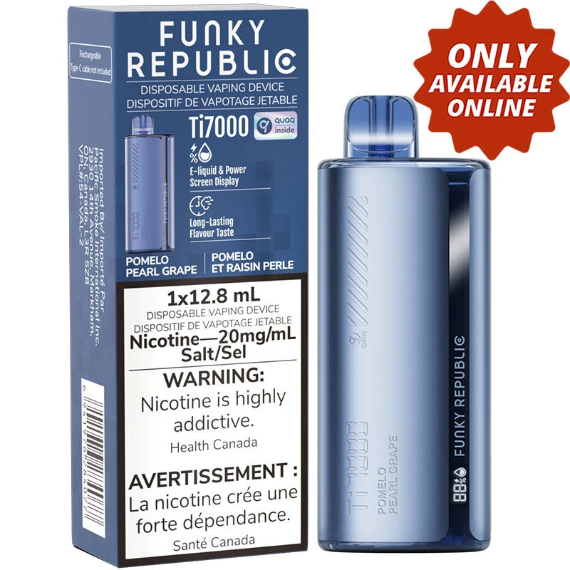 Funky Republic Ti7000 (Elfbar) Disposable 7000 Puffs