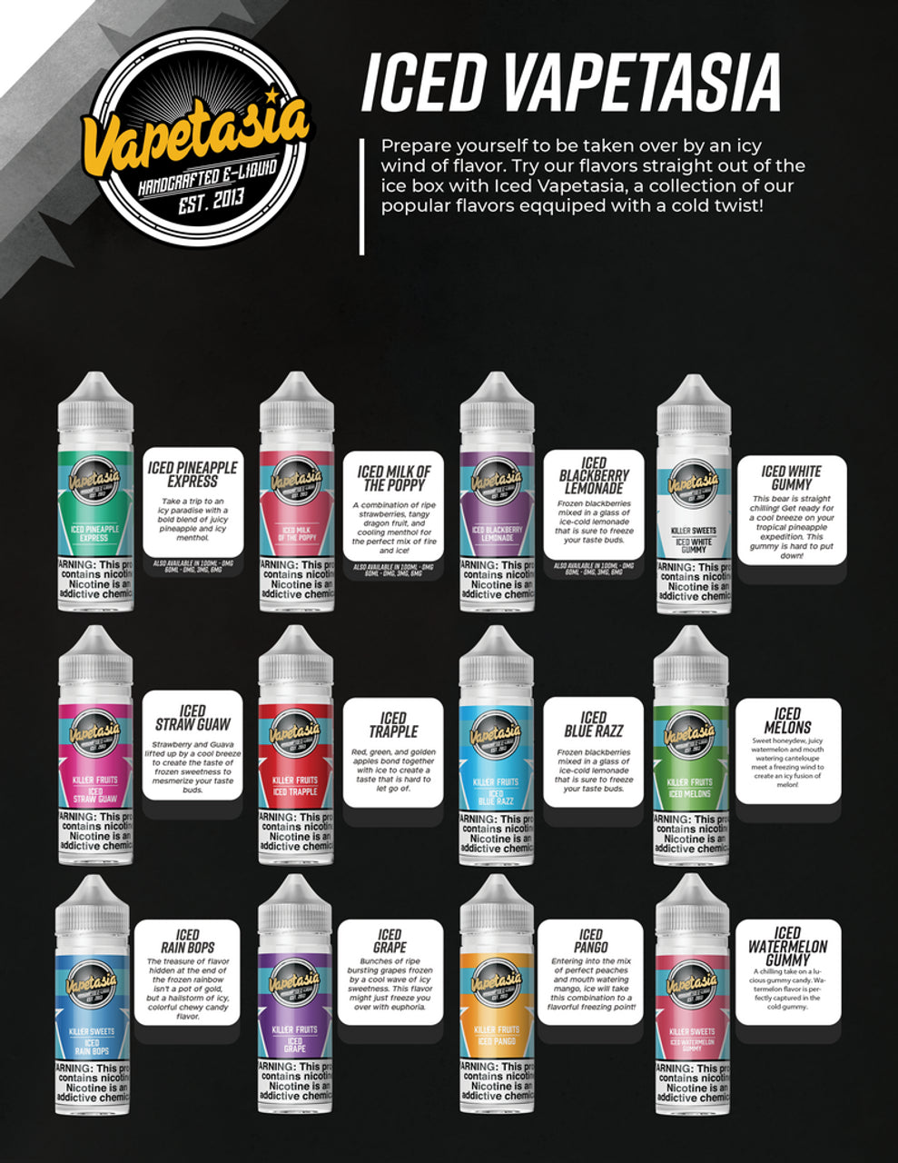 Vapetasia E-Liquid 100ml
