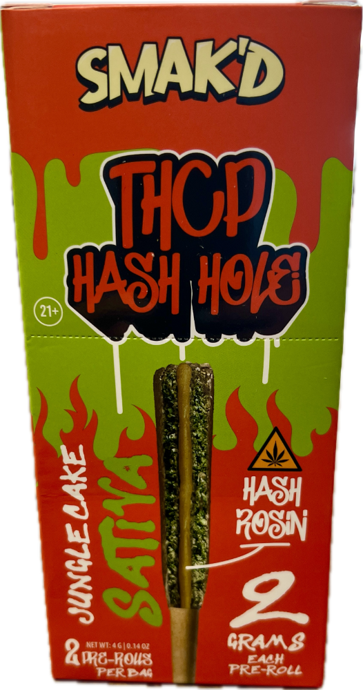 SMAK'D Hash Hole 4G THCP Preroll 2PK