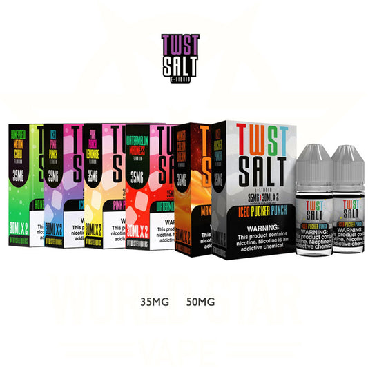 TWIST Salt Nic Premium E-Liquid 30ml 2pk