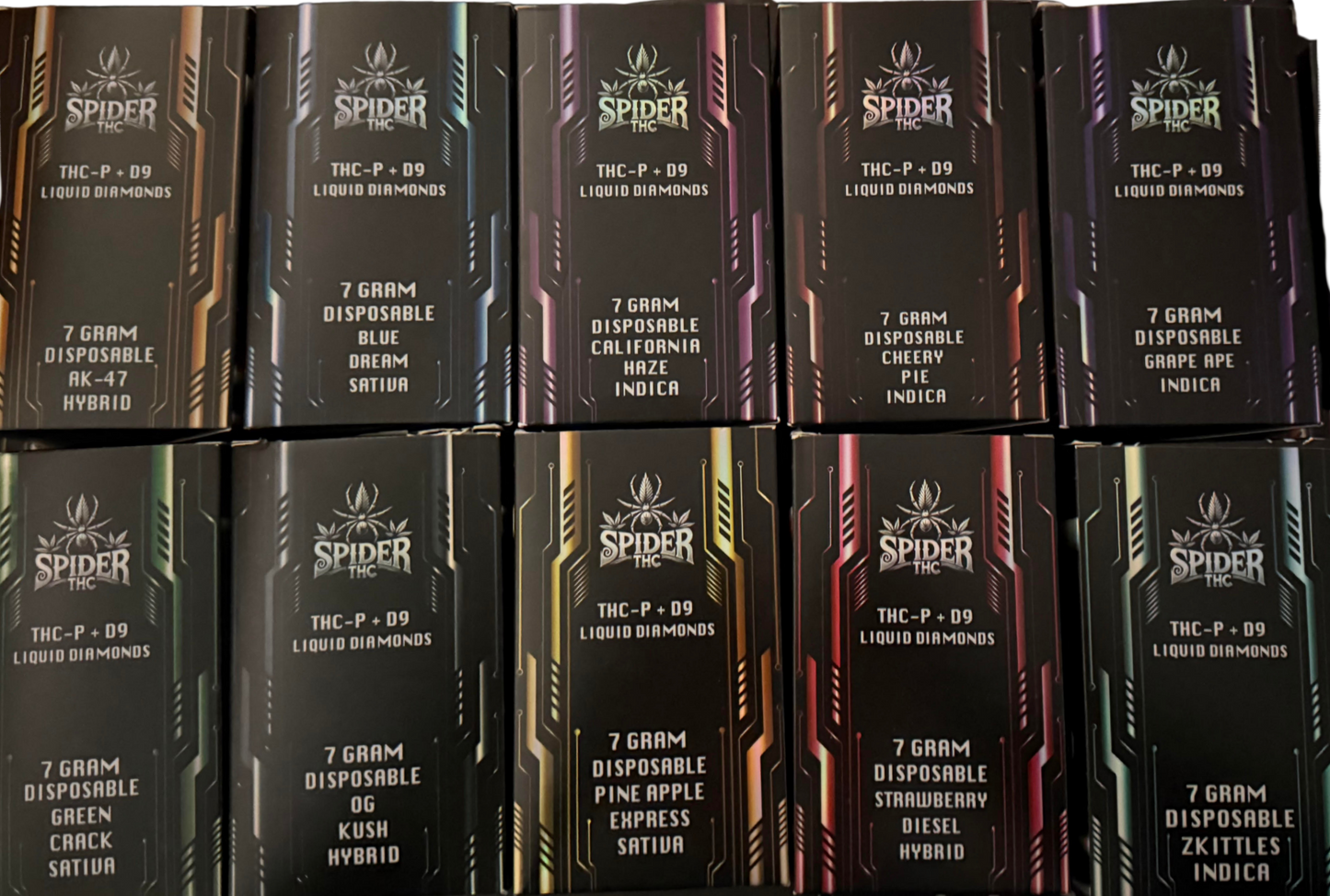 Spider THC 7g Liquid Diamonds Disposable
