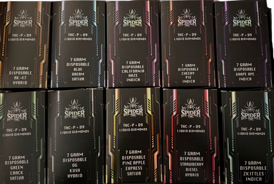 Spider THC 7g Liquid Diamonds Disposable