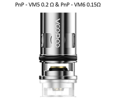 PnP Coils (5 Pack) (Drag & Vinci Pods) VooPoo